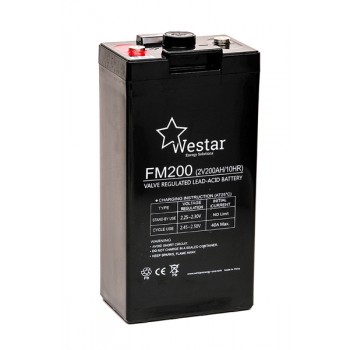 Westar Lead Acid battery FM 2V 200Ah (FM200)