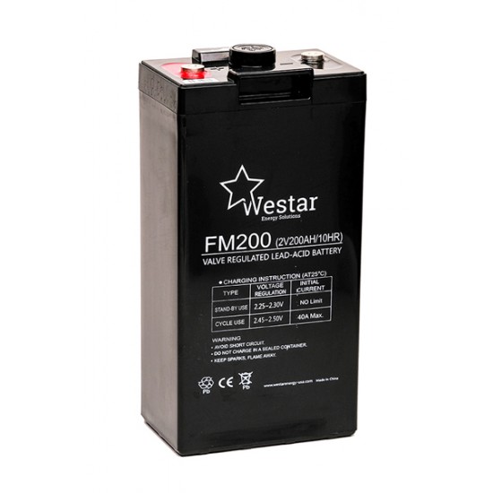 Westar μπαταρία μολύβδου FM 2V 200Ah (FM200)