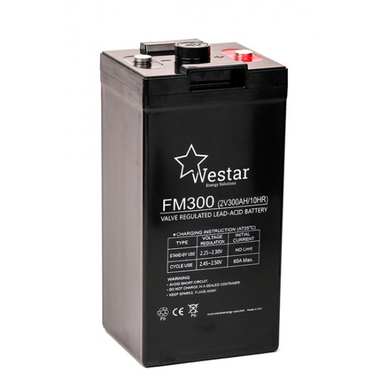 Westar Lead Acid battery Long Life 2V 300Ah (FM300)