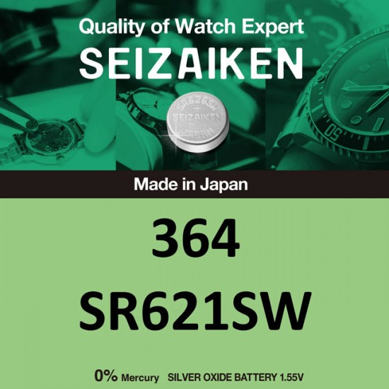 SEIZAIKEN 364 silver oxide button cell