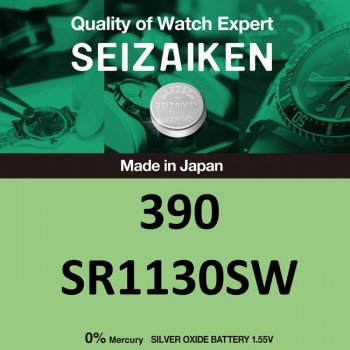 SEIZAIKEN 390 silver oxide button cell