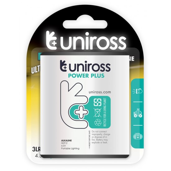 Uniros alkaline 4,5V blister (3LR12)