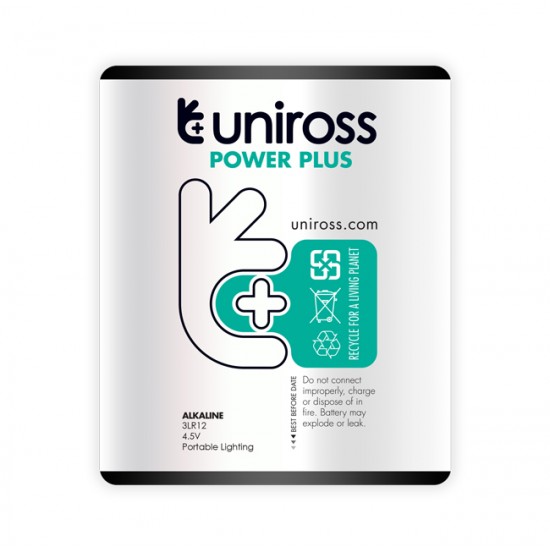 Uniros alkaline 4,5V blister (3LR12)