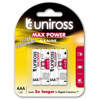 Uniross MAX Power alkaline AAA - LR03