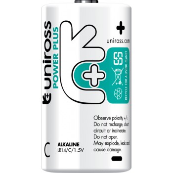 Uniross Power Plus alkaline C - LR14 
