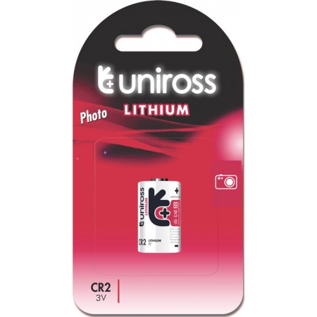 Uniross CR2 photo μπαταρία λιθίου 3V Uniross CR2 photo μπαταρία λιθίου 3V