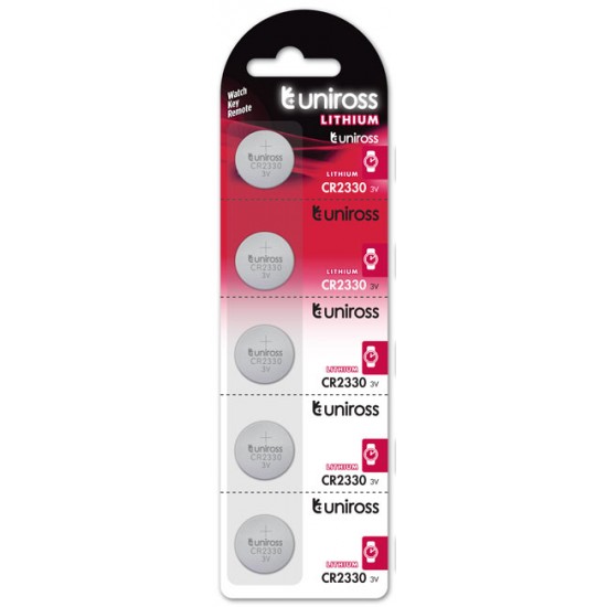 Uniross CR2330 Lithium button cell 3V 