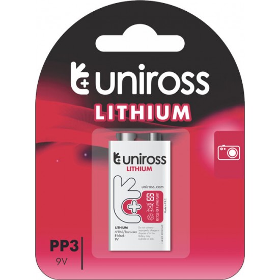 Uniross Lithium 9V Uniross Lithium 9V