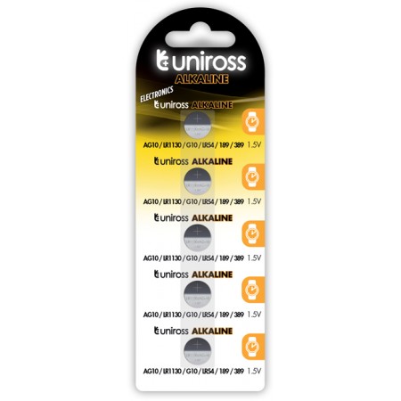 Uniross LR54  (189) alkaline cell 1.5V