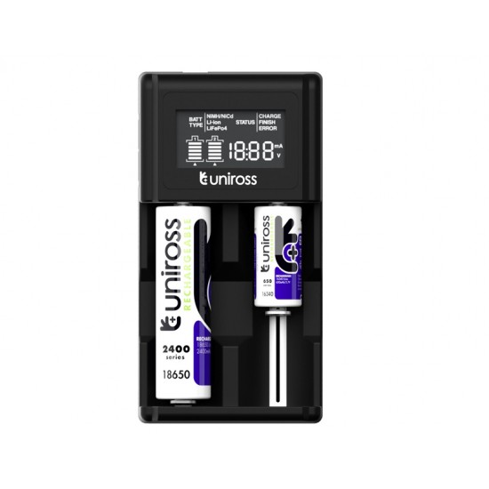 Uniross Φορτιστής Smart Compact 3T LCD